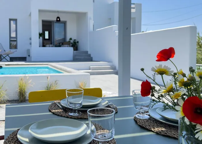 The Nine Graces- Chloe, Charming Naxos With Pool & Garden Apartment
